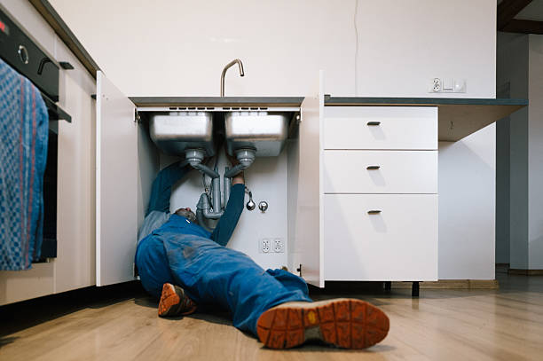 Professional Drain Cleaning technician working in Nine Mile Falls, WA